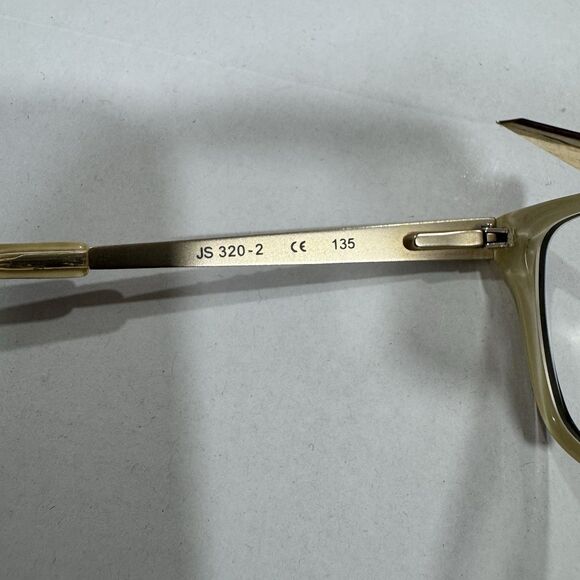Jill Stuart JS 320-2 Eyeglasses Frames Only  53-14-135 Plastic Black Gold Bling - Picture 13 of 13